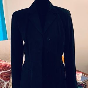 Ann Taylor Loft Black Suede Jacket/Blazer